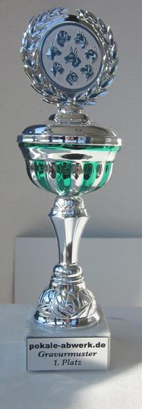 Pokal 1grün 28cm