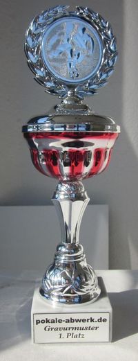 Pokal 1rot 28cm